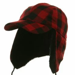 E4Hats Buffalo Plaid Hunter Cap