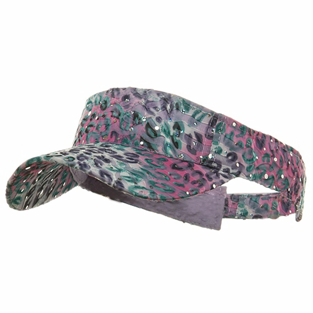 Something Special Multi Color Animal Print Visor - Image 6