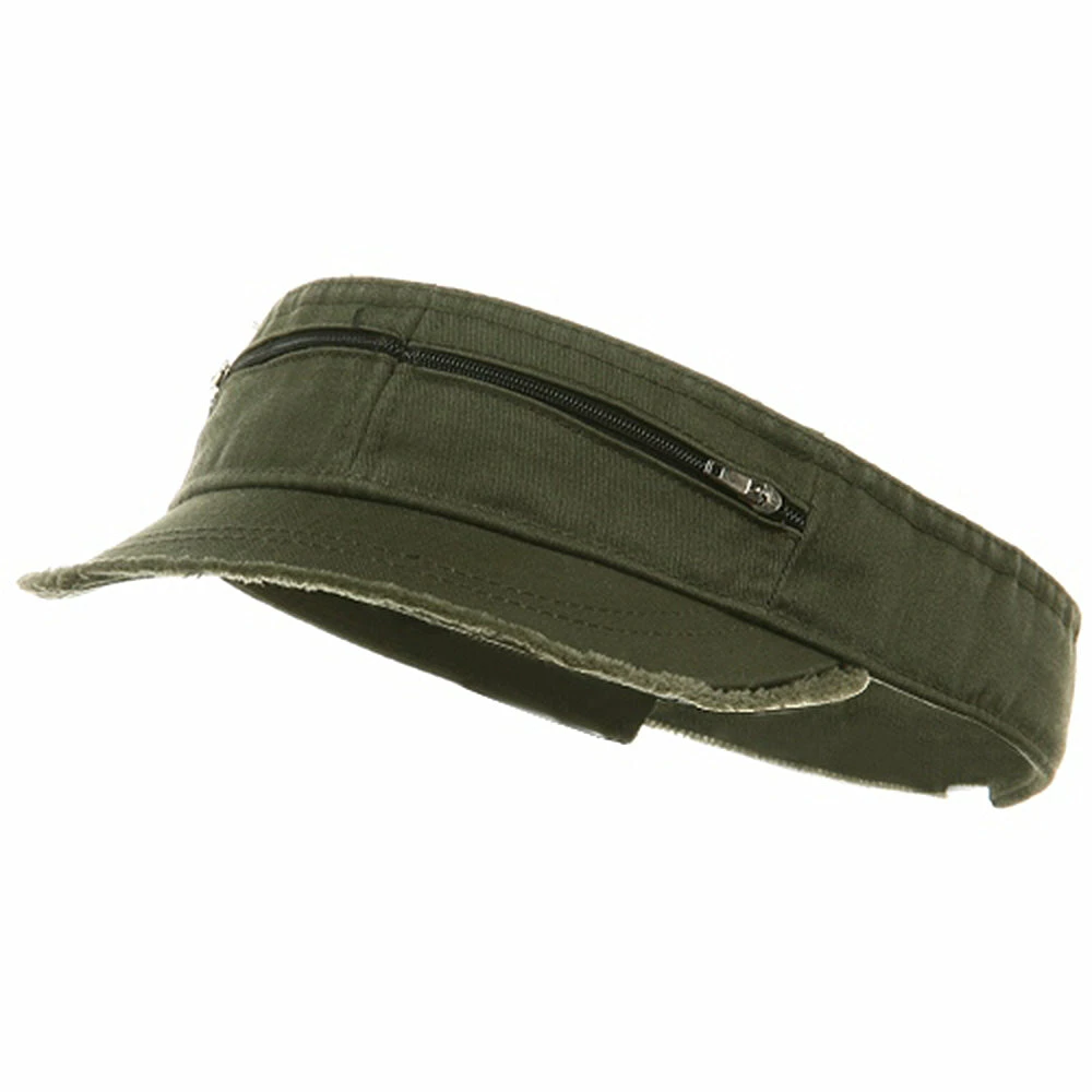 MG Enzyme Washed Cotton Twill Visor - Image 11