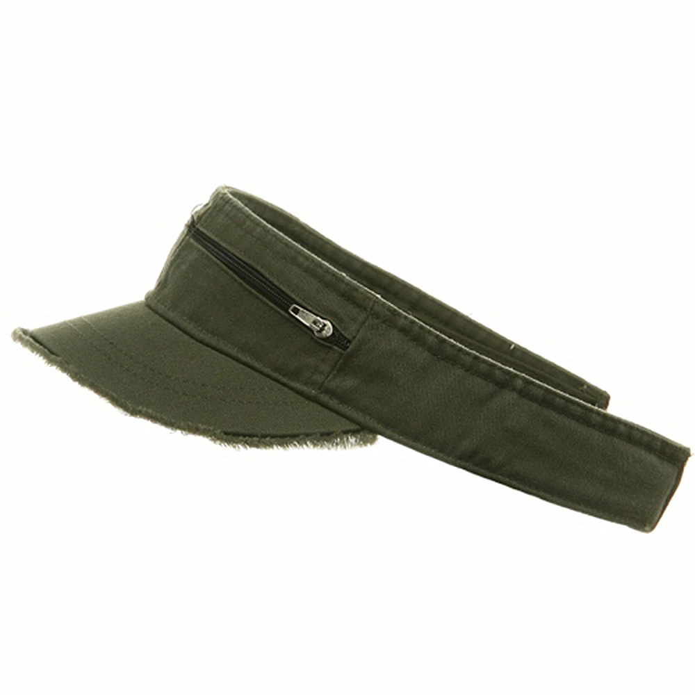 MG Enzyme Washed Cotton Twill Visor - Image 12