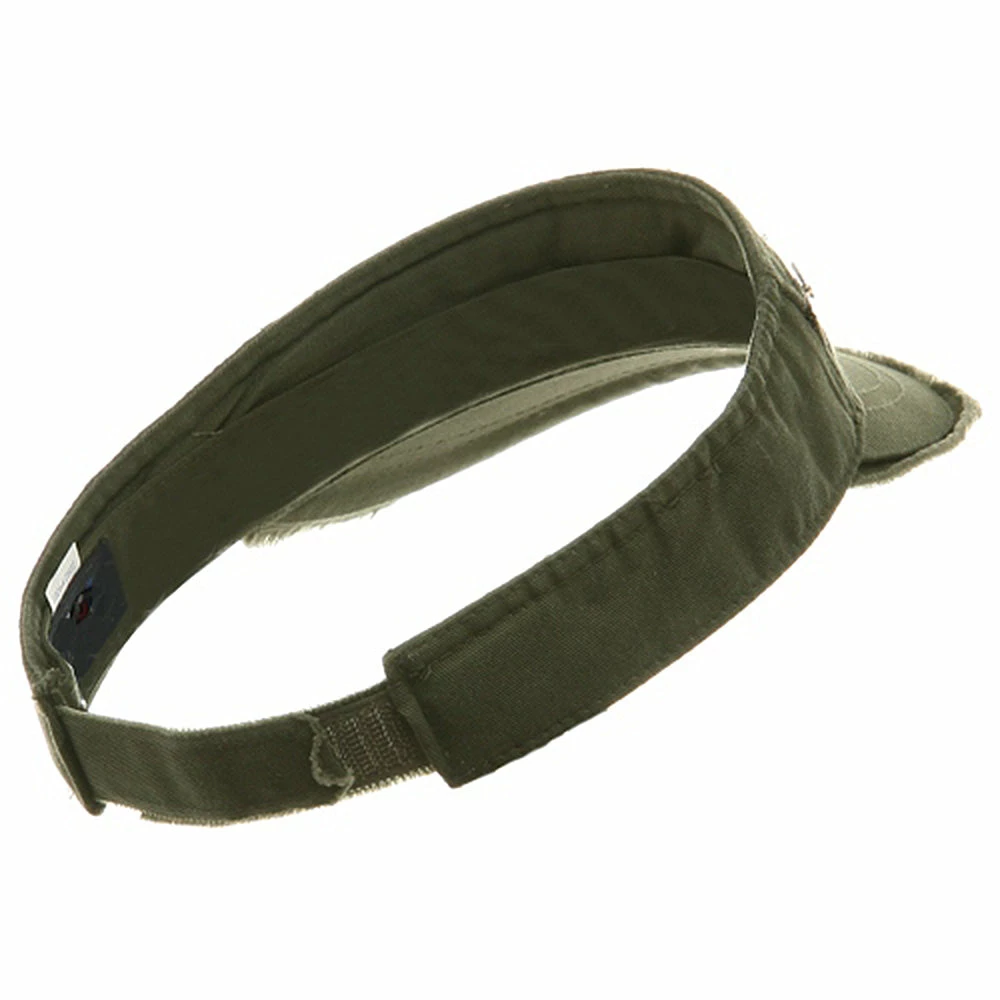 MG Enzyme Washed Cotton Twill Visor - Image 13