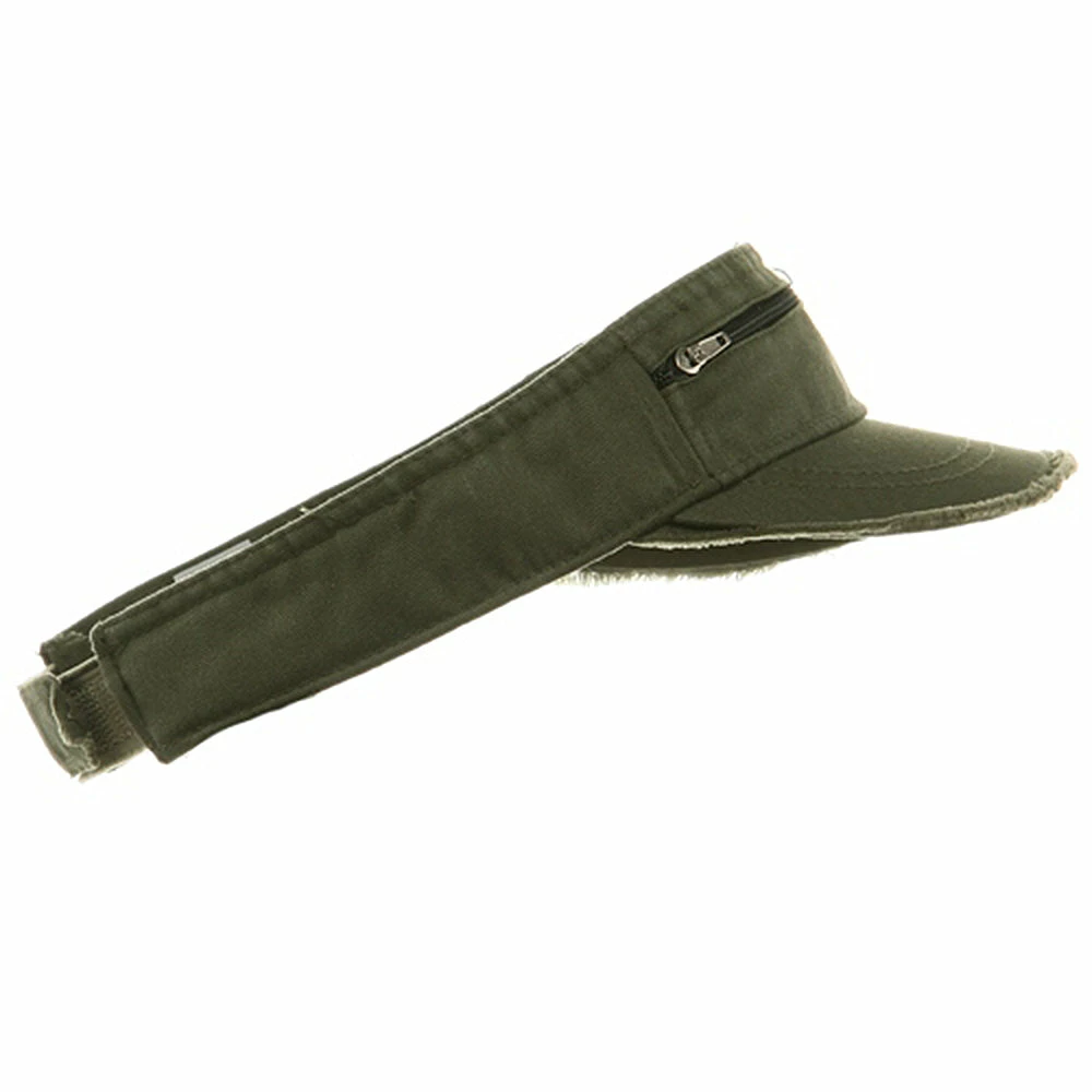 MG Enzyme Washed Cotton Twill Visor - Image 14