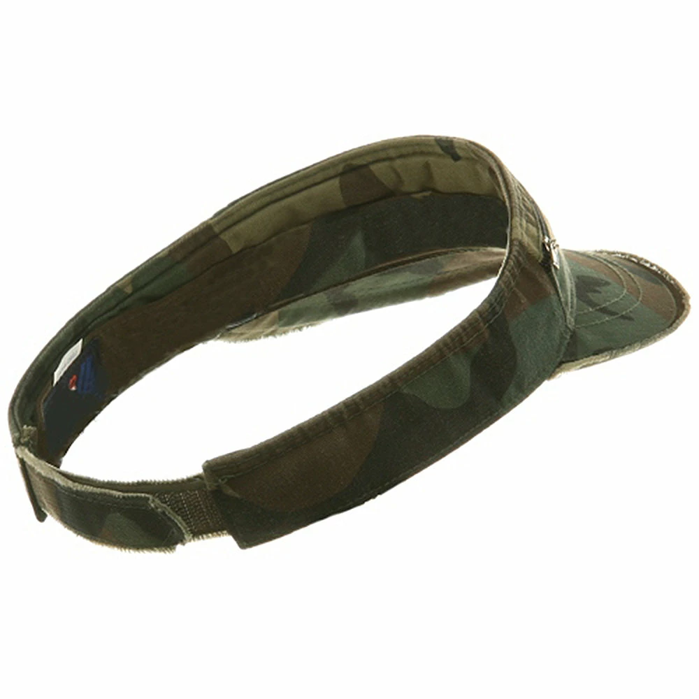 MG Enzyme Washed Cotton Twill Visor - Image 23