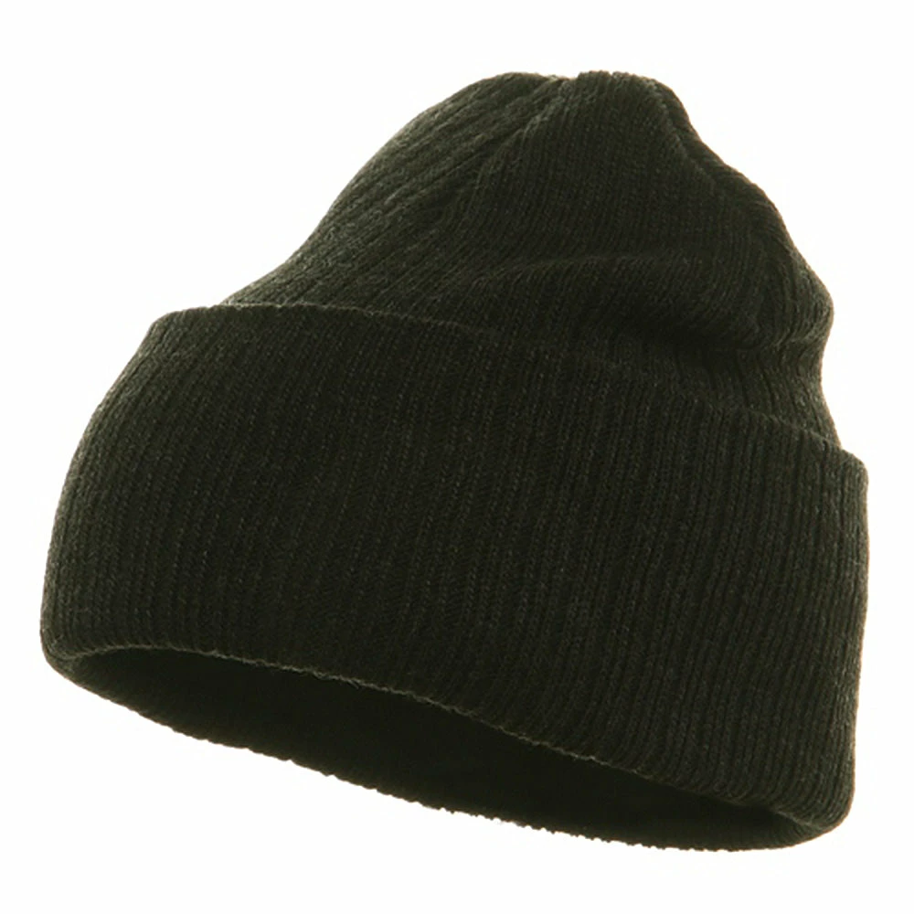 Artex Acrylic Ribbed Cuff Beanie - Image 36