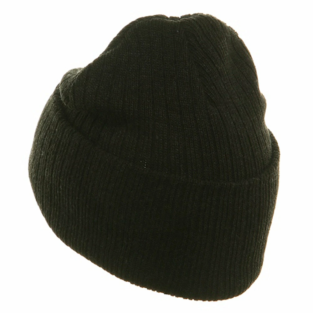 Artex Acrylic Ribbed Cuff Beanie - Image 37