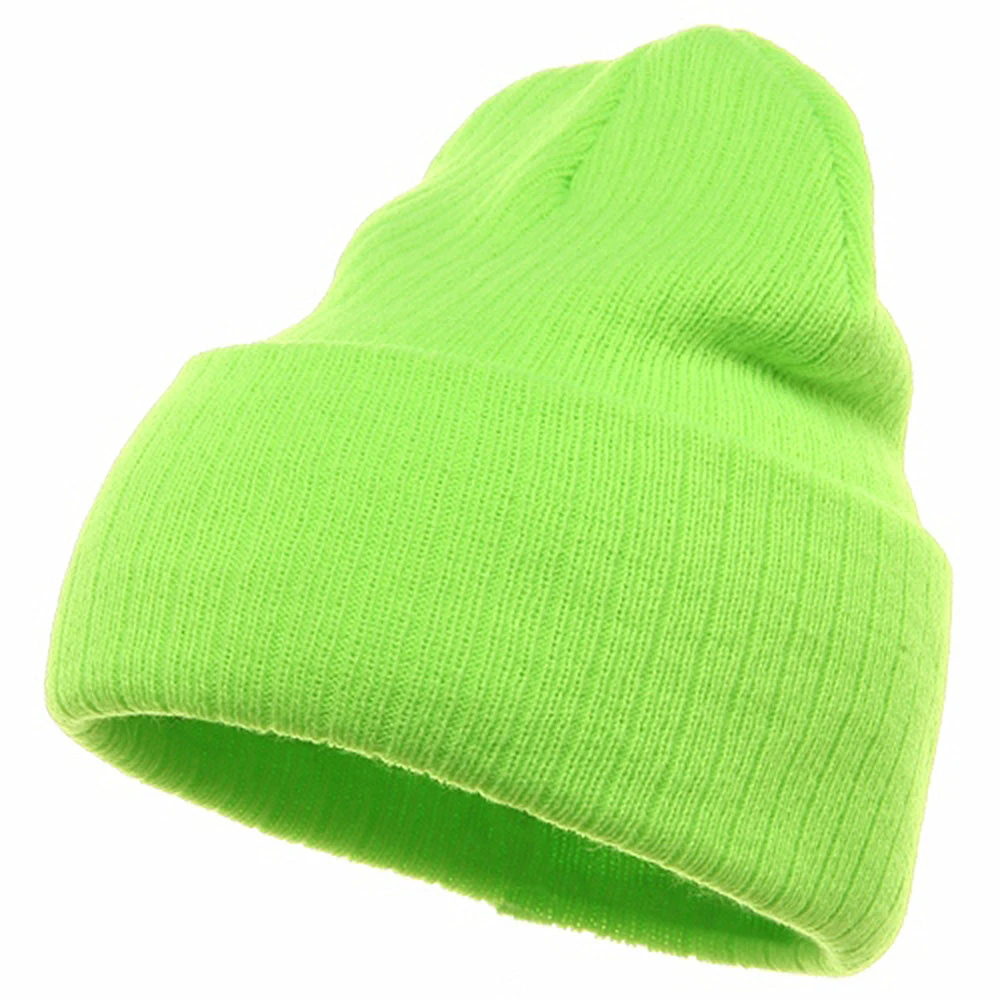 Artex Acrylic Ribbed Cuff Beanie - Image 41