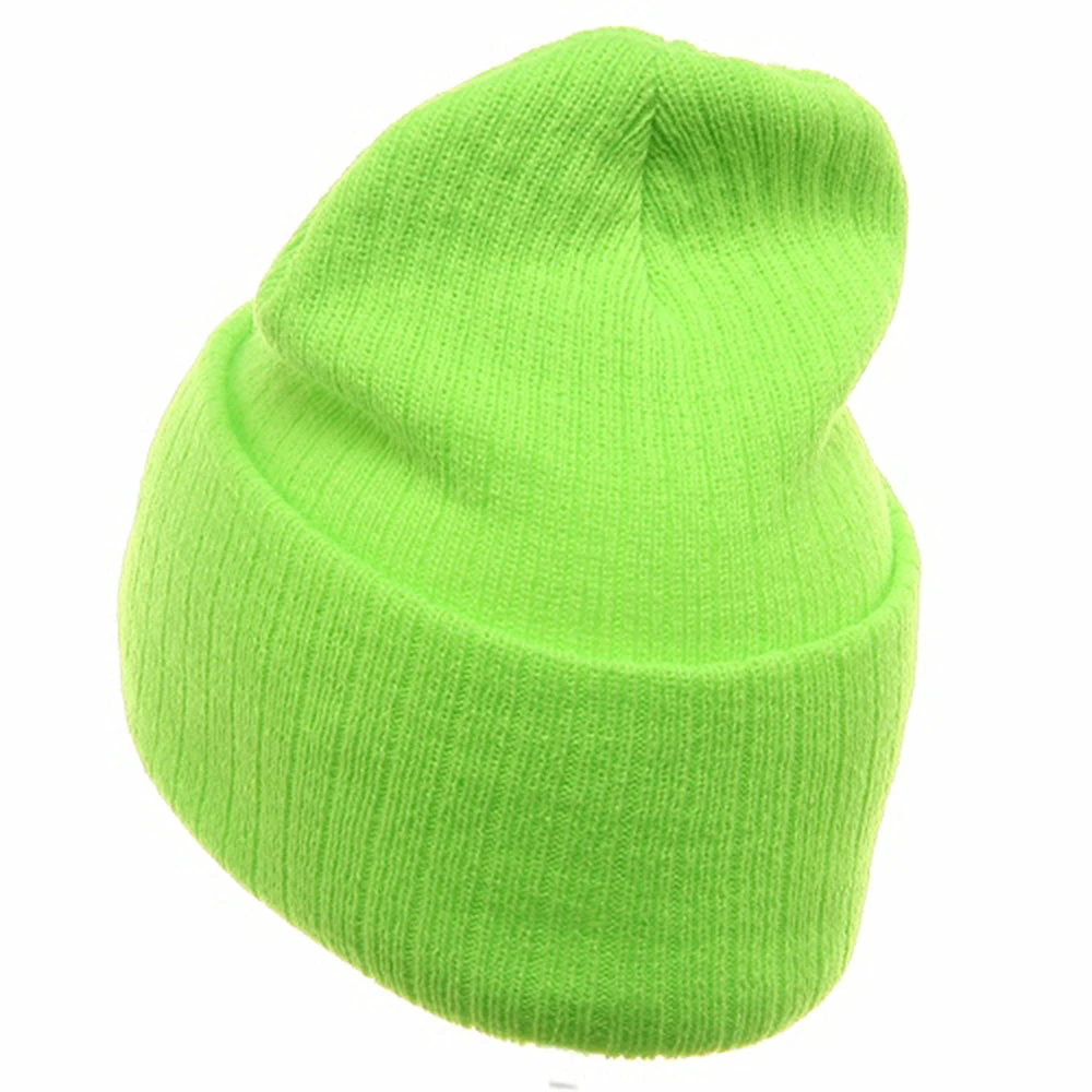Artex Acrylic Ribbed Cuff Beanie - Image 42