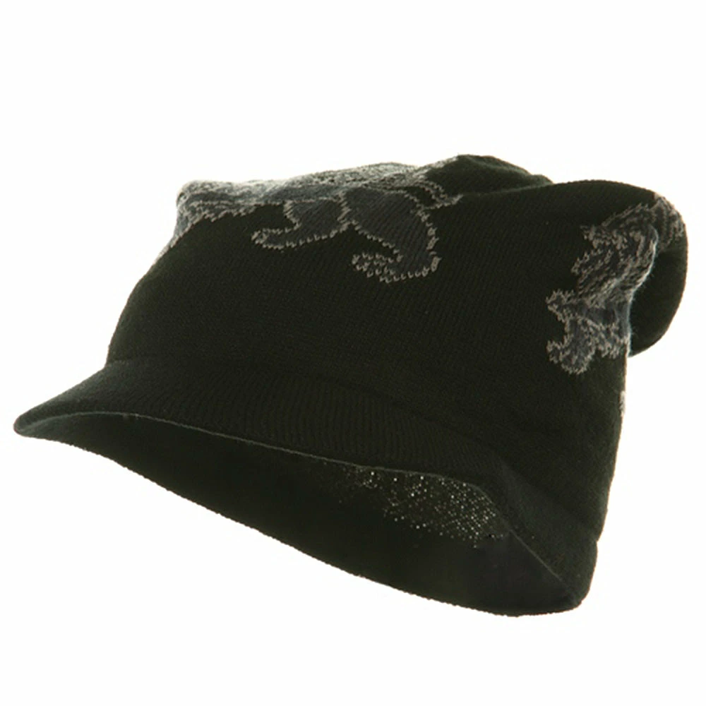 Rasta World Regular Lion Rasta Beanie Visor Hat - Image 16