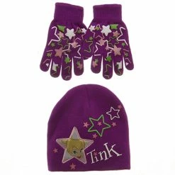 UBI/NYH Tinkerbell Knit Hat And Glove Set