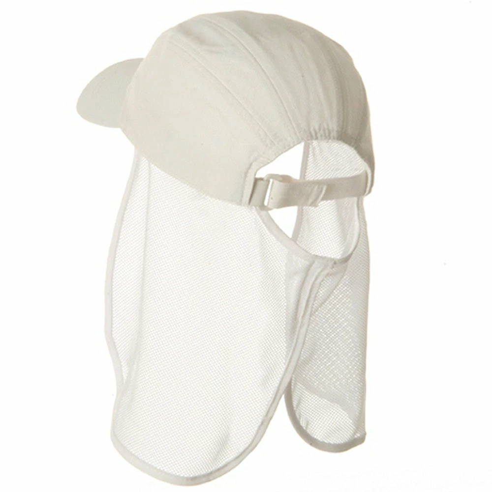 MG UV 5 Panel Tuck Away Flap Cap - Image 2