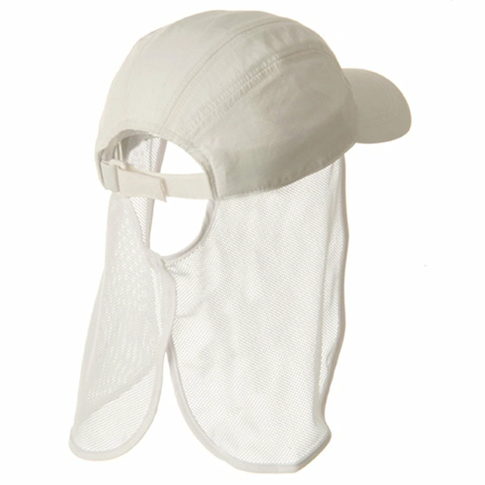 MG UV 5 Panel Tuck Away Flap Cap - Image 3