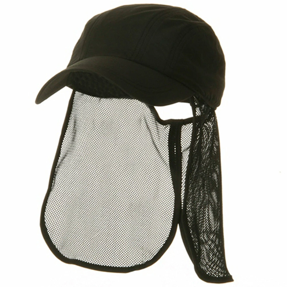 MG UV 5 Panel Tuck Away Flap Cap - Image 6