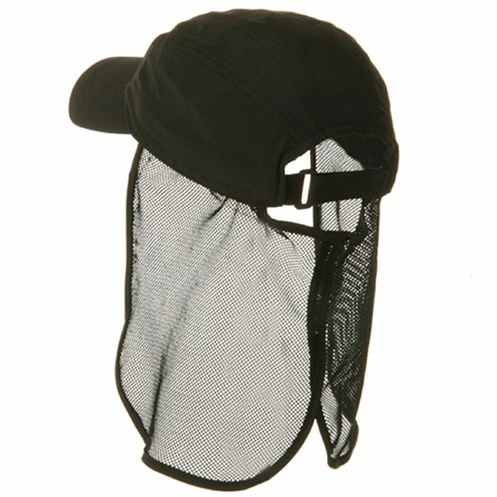 MG UV 5 Panel Tuck Away Flap Cap - Image 7