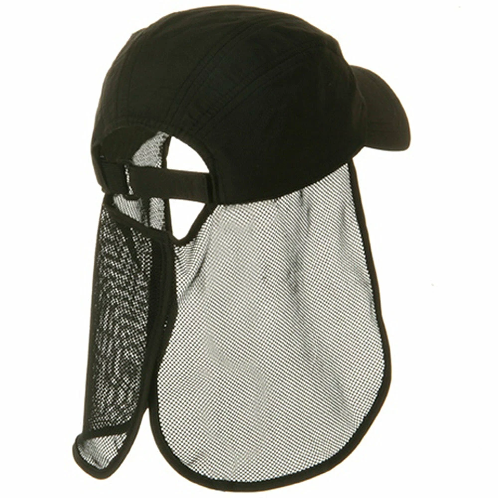 MG UV 5 Panel Tuck Away Flap Cap - Image 8