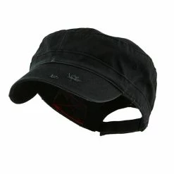 MG Enzyme Frayed Solid Army Caps
