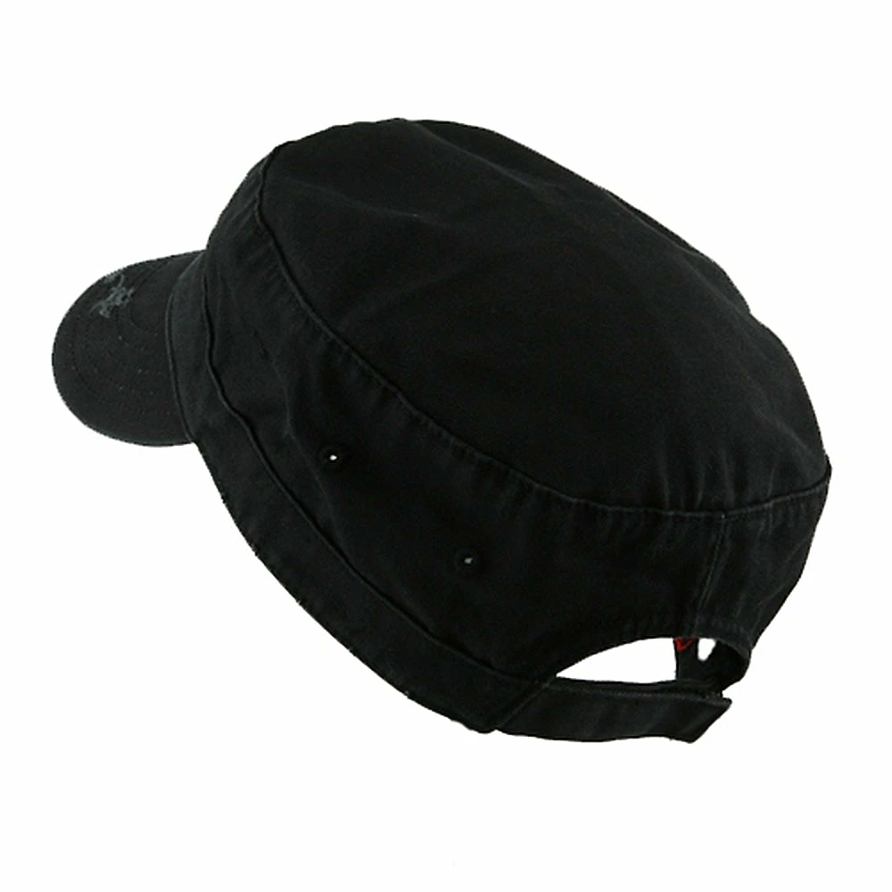 MG Enzyme Frayed Solid Army Caps - Image 2