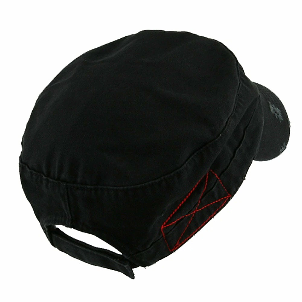 MG Enzyme Frayed Solid Army Caps - Image 3