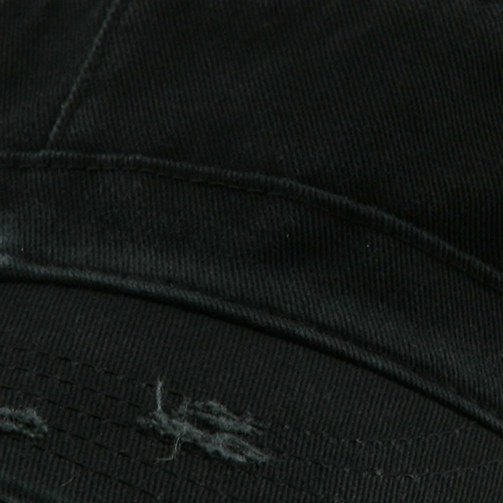 MG Enzyme Frayed Solid Army Caps - Image 5