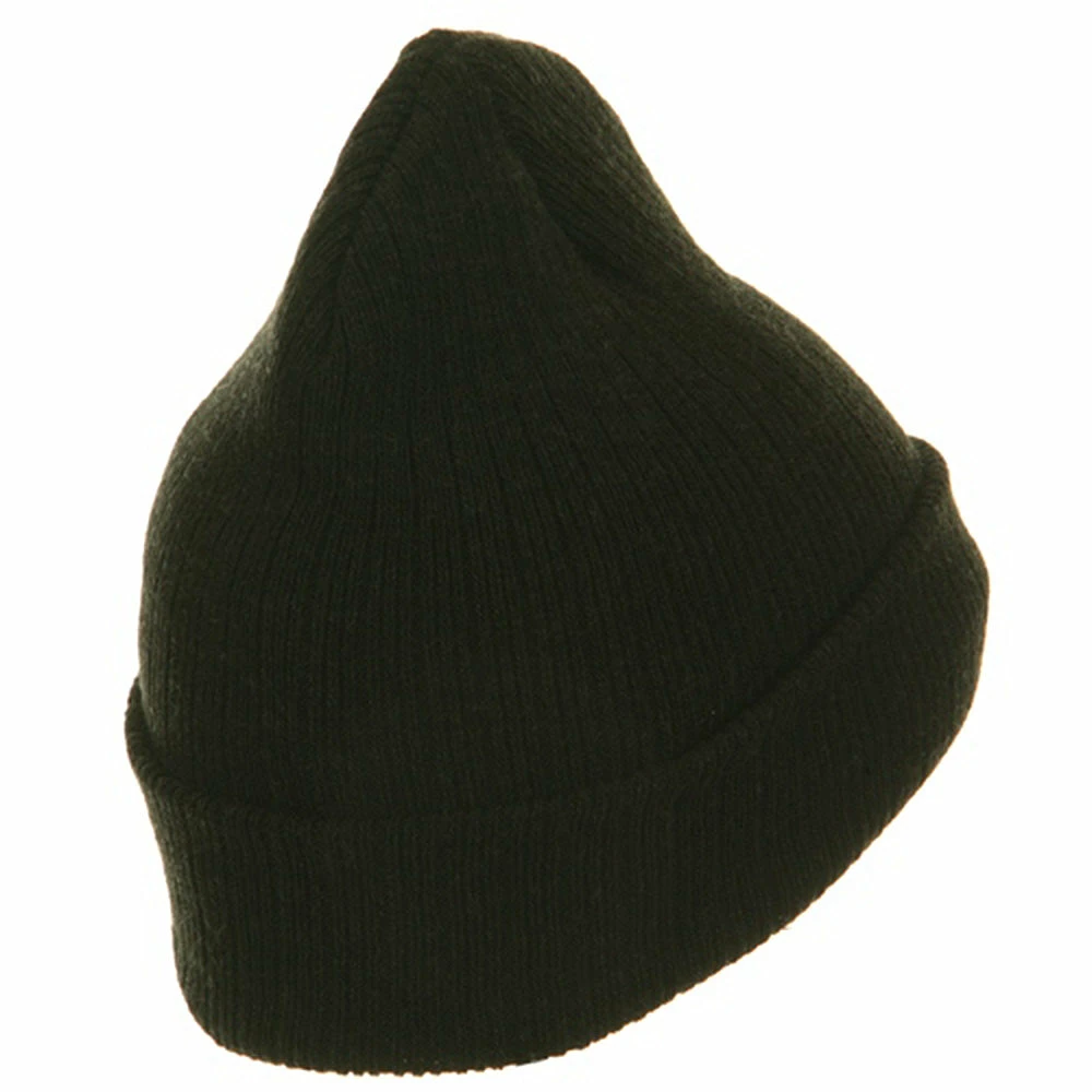 Artex Heavy Ribbed Cuff Beanie - Image 7