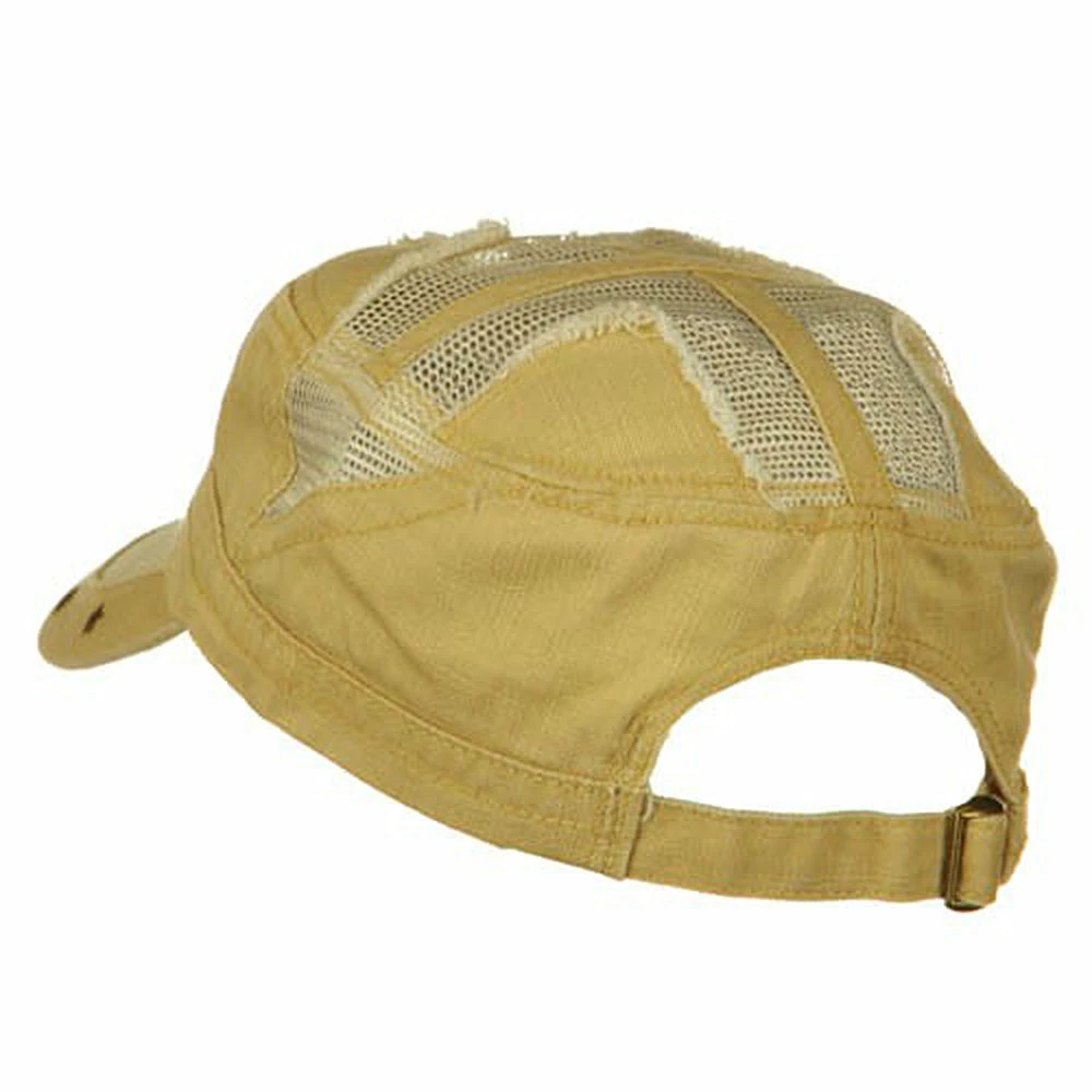 MG Heavy Washed Mesh Bill Army Cap - Image 22