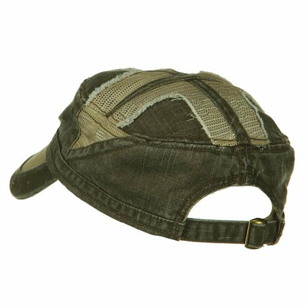 MG Heavy Washed Mesh Bill Army Cap - Image 27