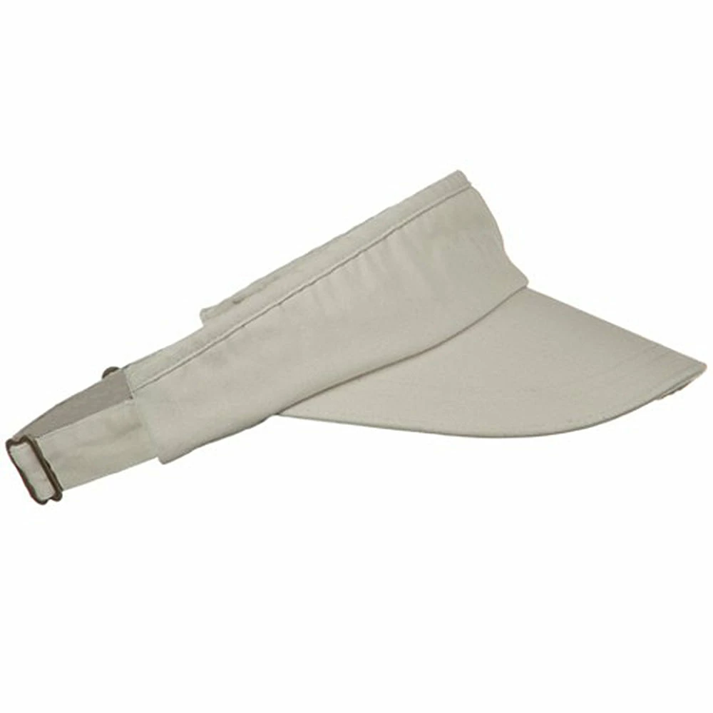 MG Normal Dyed Frayed Wide Bill Visor - Image 4