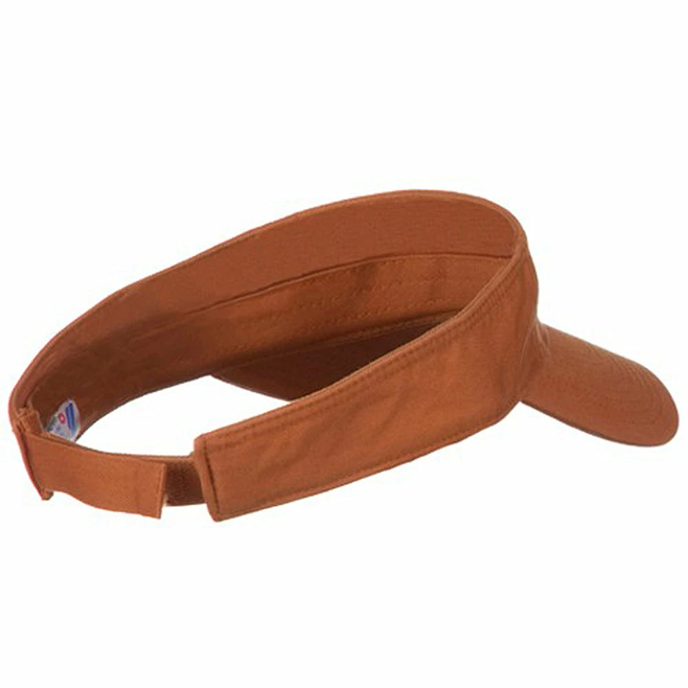 MG Pro Style Cotton Twill Washed Visor - Image 3