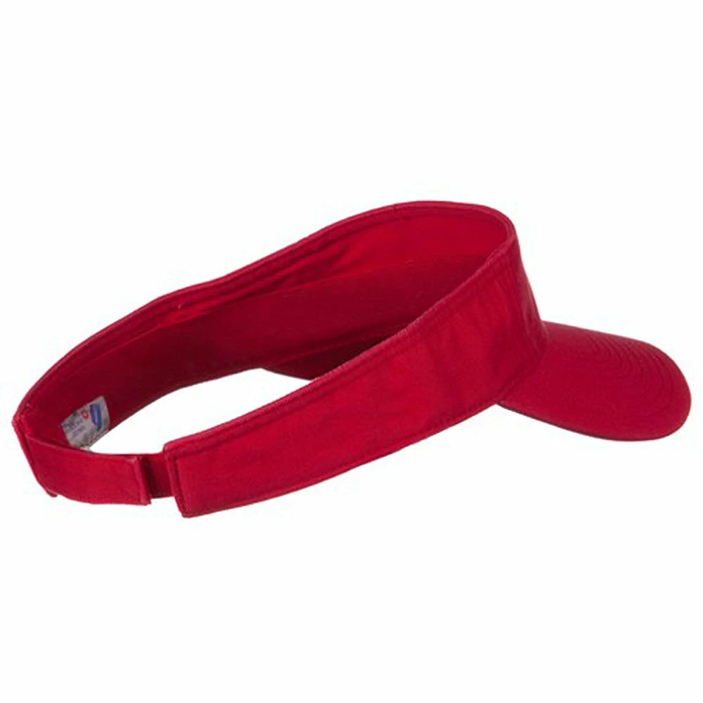 MG Pro Style Cotton Twill Washed Visor - Image 13