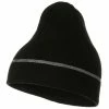 Broner Contrast Stitched Solid Beanie