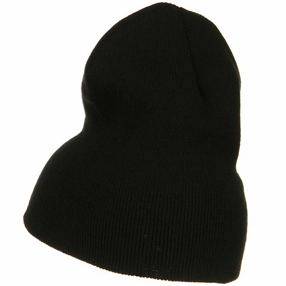 Artex Big Stretch Plain Classic Short Beanie - Image 2