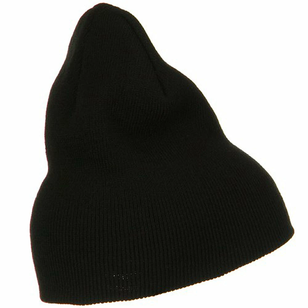 Artex Big Stretch Plain Classic Short Beanie - Image 3