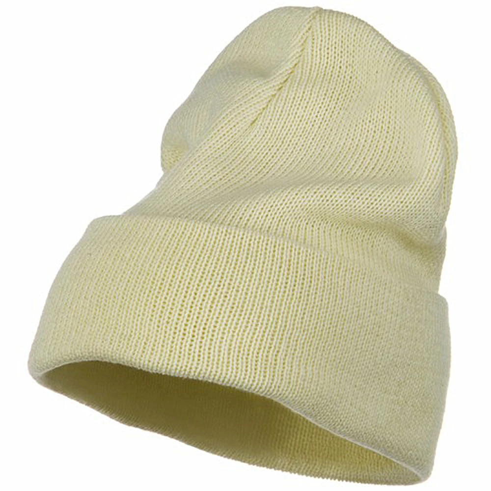 Artex Plain Cuff XL Size Cotton Beanie