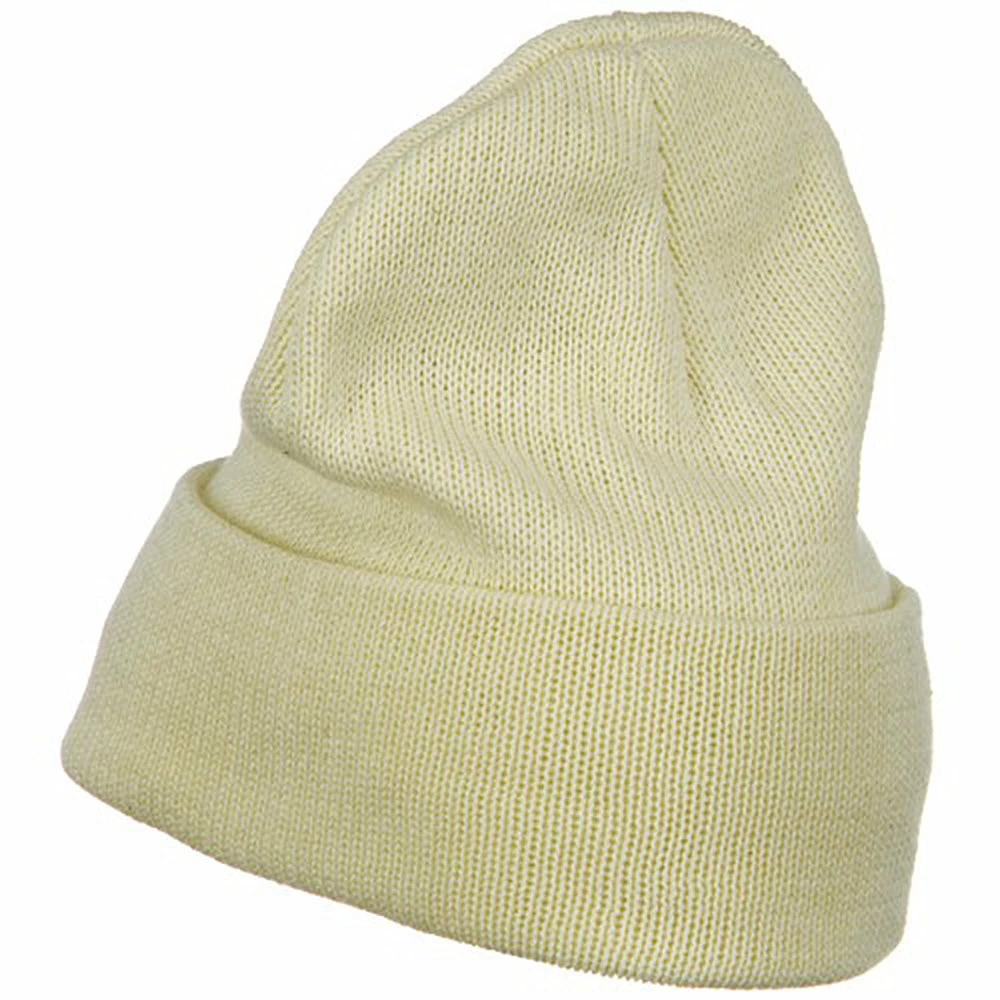 Artex Plain Cuff XL Size Cotton Beanie - Image 2