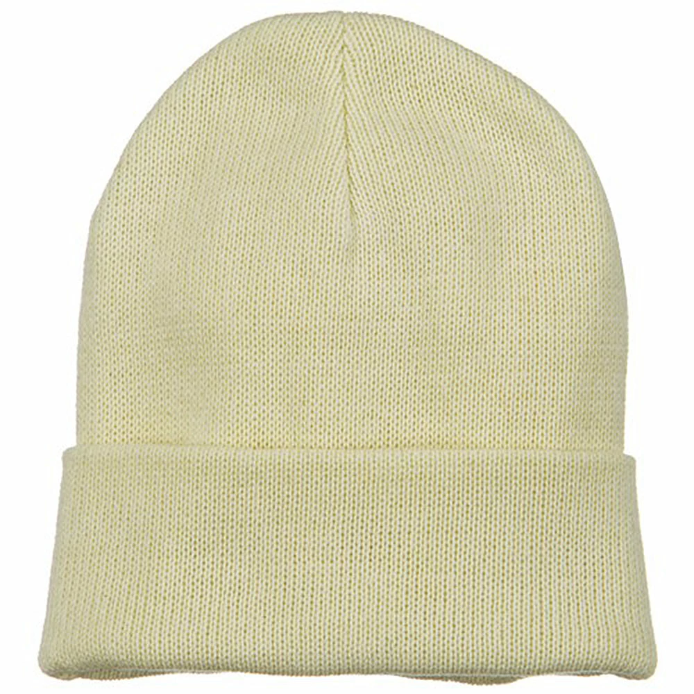 Artex Plain Cuff XL Size Cotton Beanie - Image 4