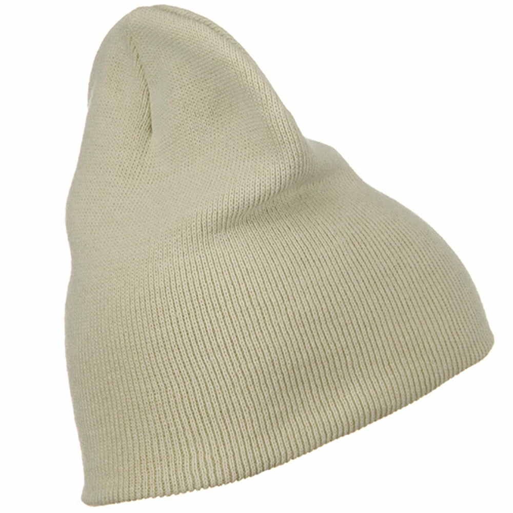 Artex Big Stretch Plain Classic Short Beanie - Image 43