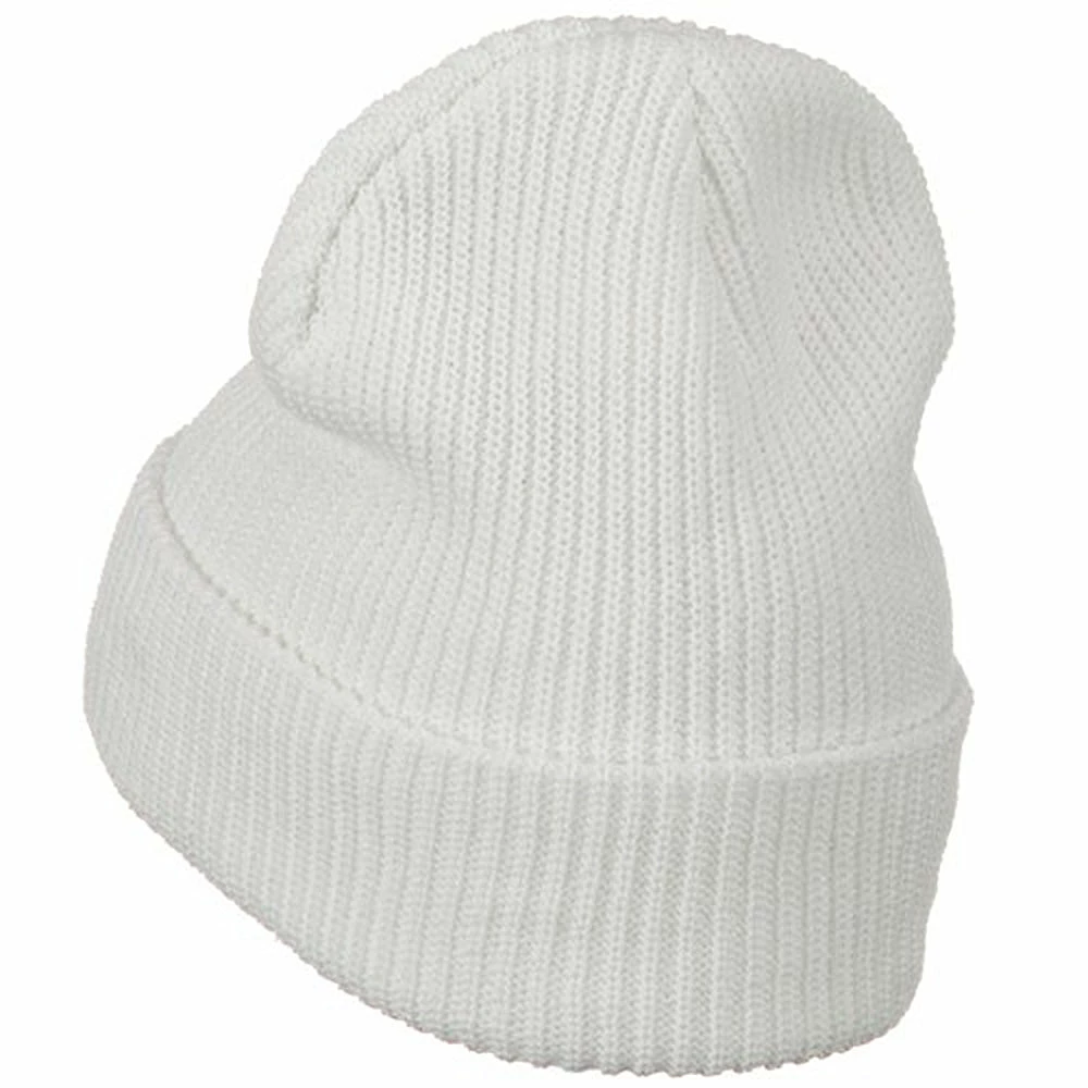 Artex Eco Cotton Ribbed XL Cuff Beanie - Image 2