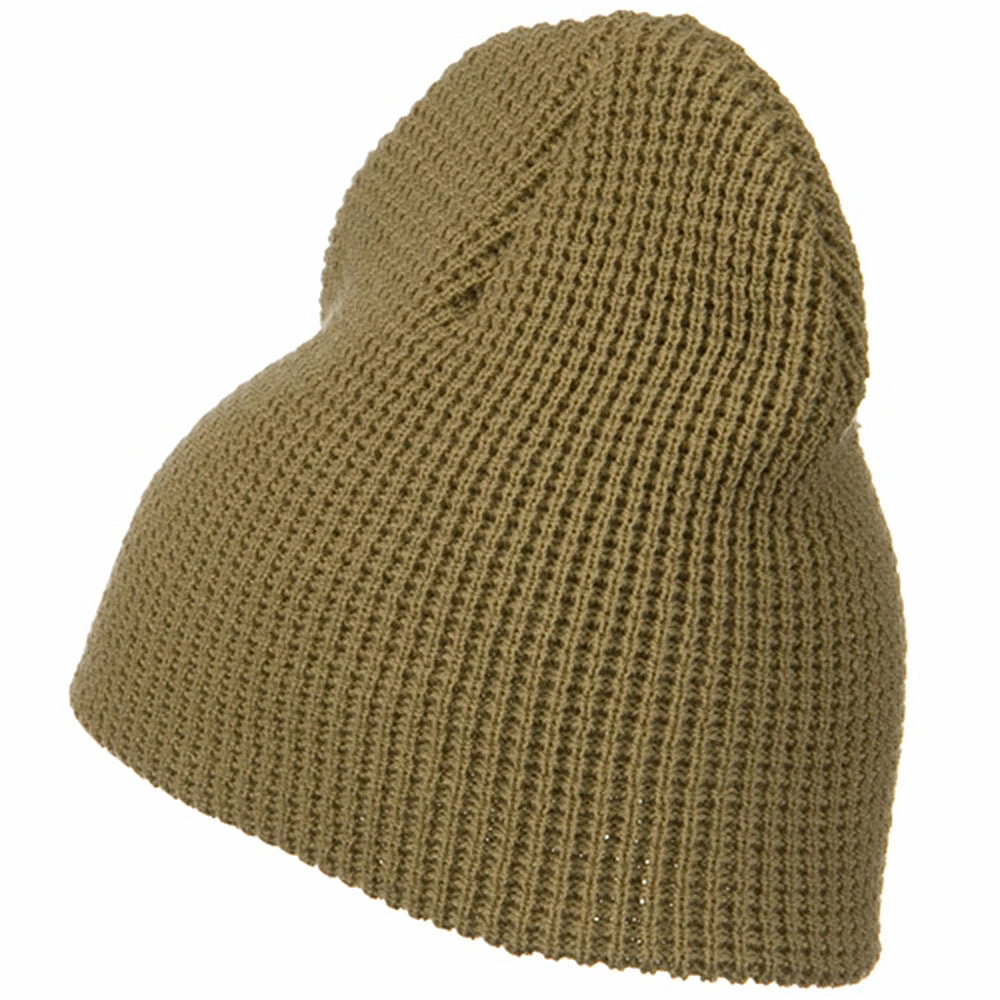 Artex Big Stretch Waffle Stitch Short Beanie - Image 2