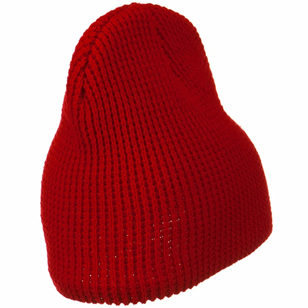 Artex Big Stretch Waffle Stitch Short Beanie - Image 8