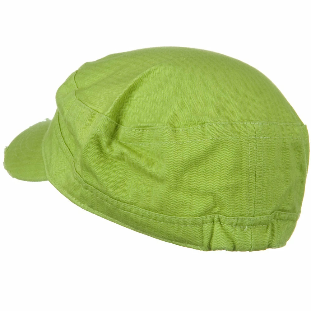 Hatiya Cotton Herringbone Army Cap - Image 2