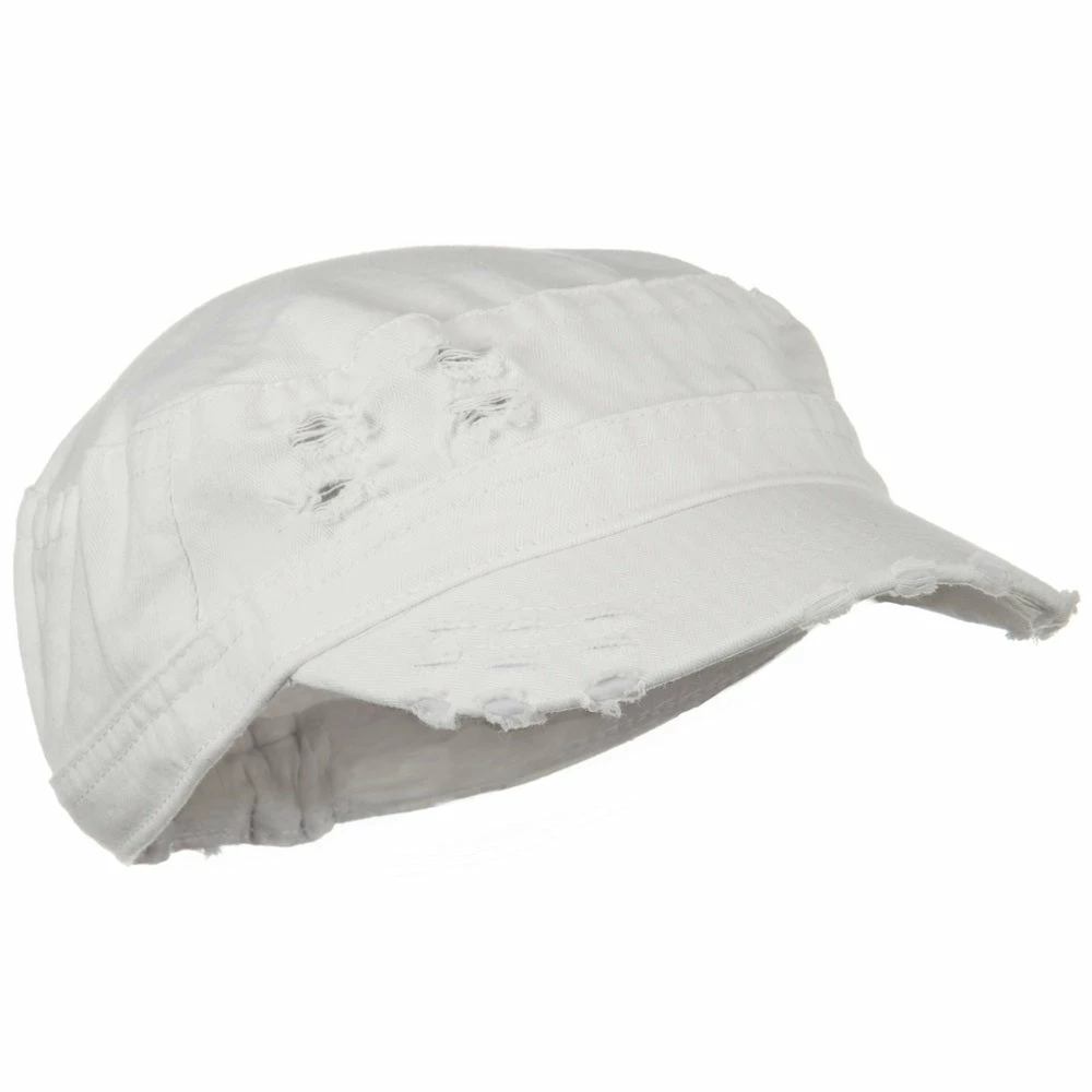 Hatiya Cotton Herringbone Army Cap - Image 49