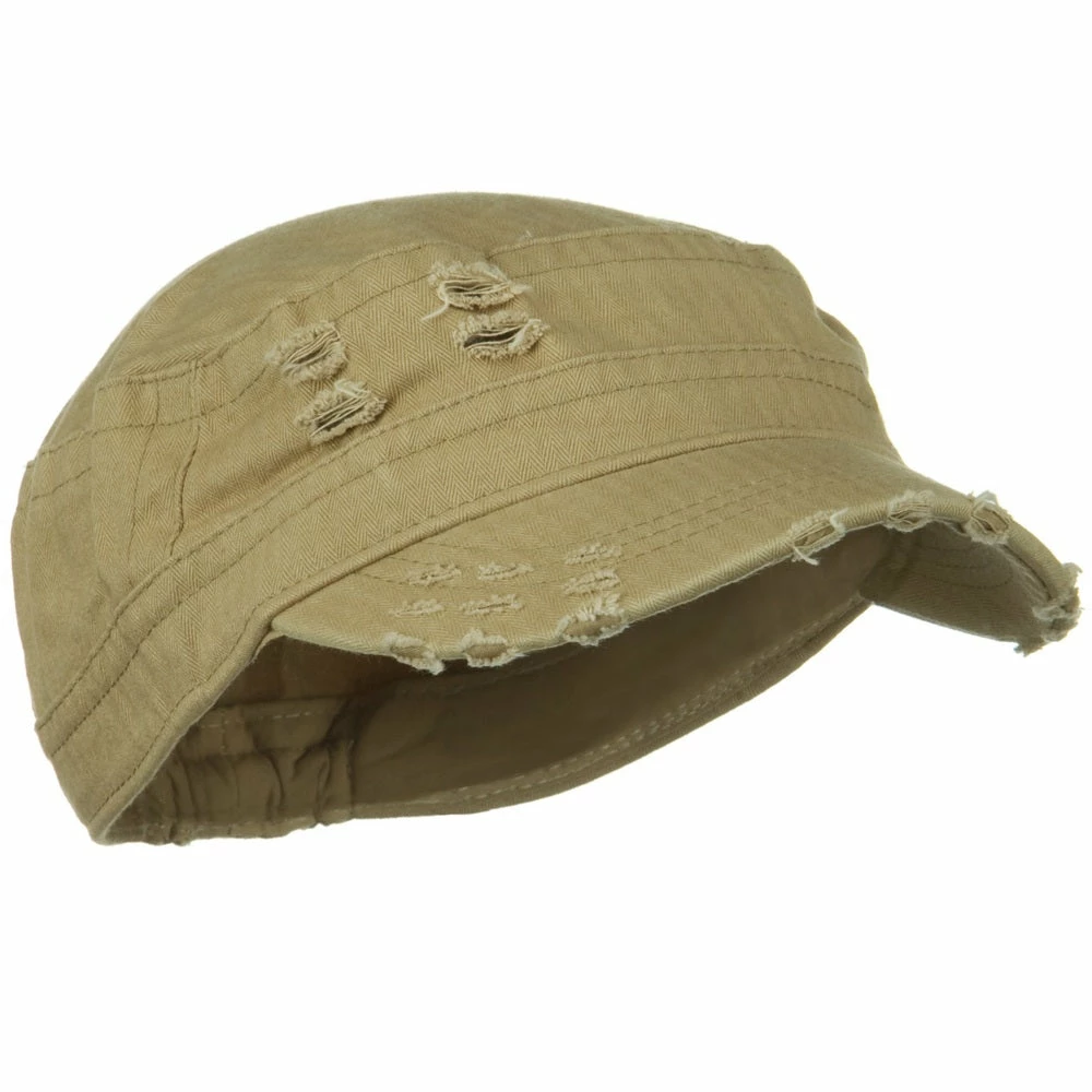 Hatiya Cotton Herringbone Army Cap - Image 14