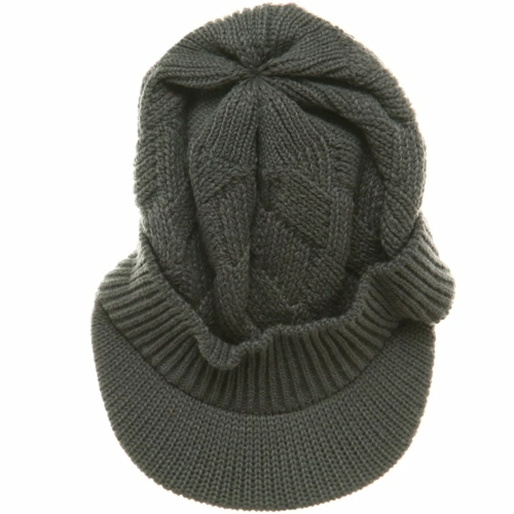 Rasta World Acrylic Plain Beanie Visor - Image 44