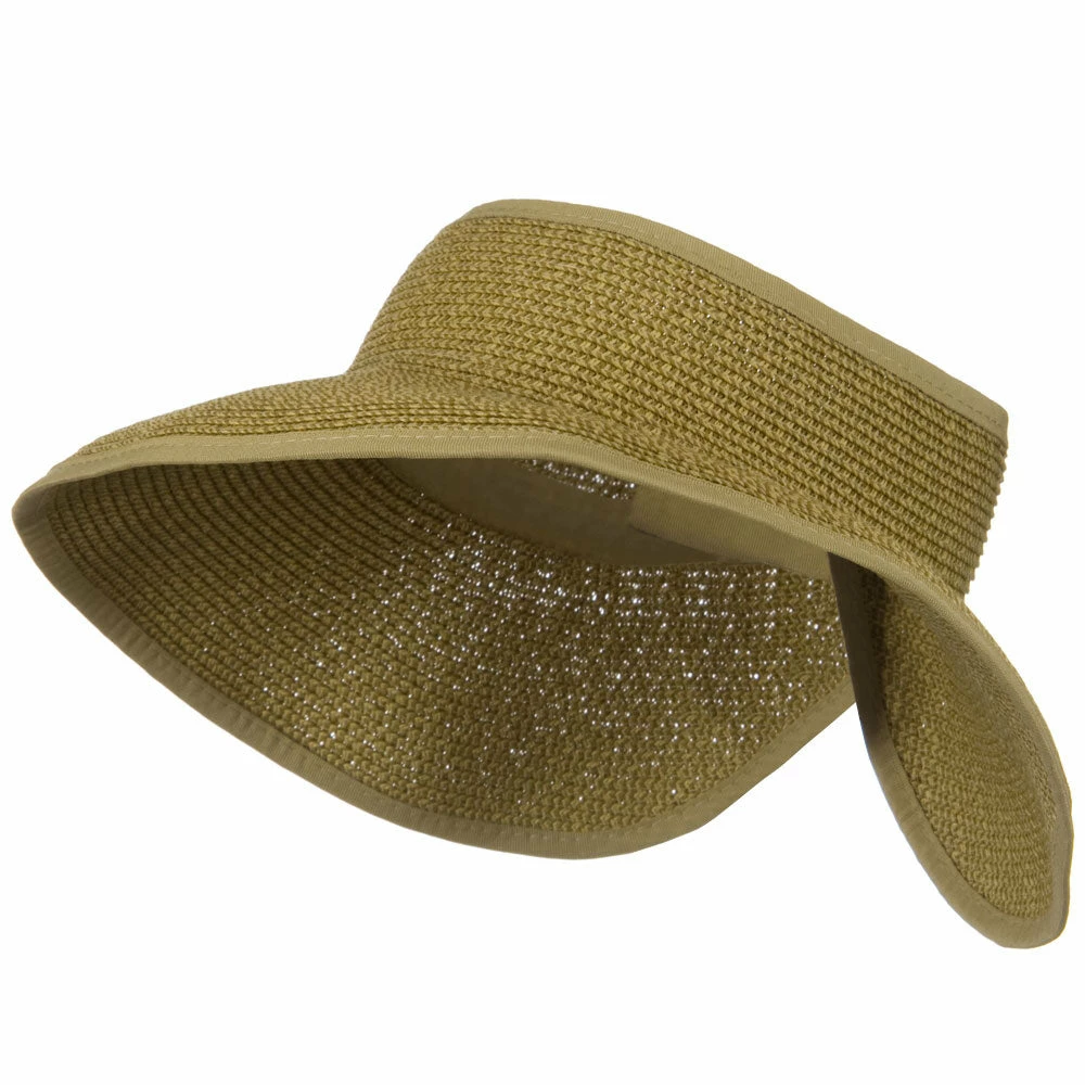 Jeanne Simmons UPF50+ Tweed Roll Up Visor