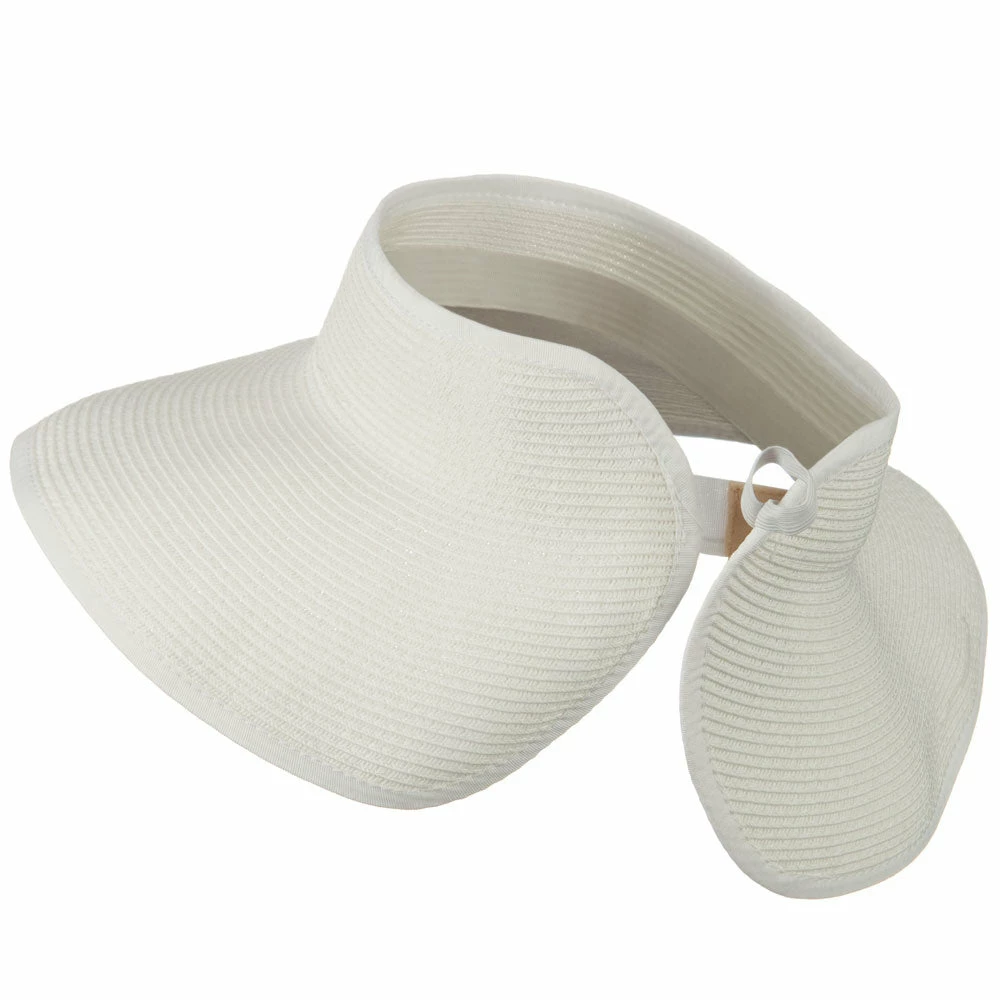 Jeanne Simmons UPF50+ Tweed Roll Up Visor - Image 27