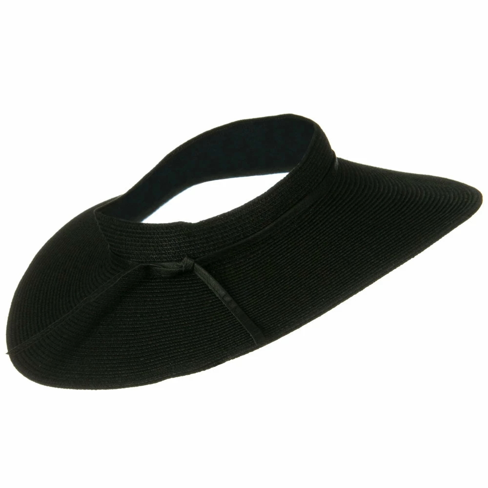 Jeanne Simmons UPF50+ Crownless 4 Inch Wide Brim Visor - Image 3