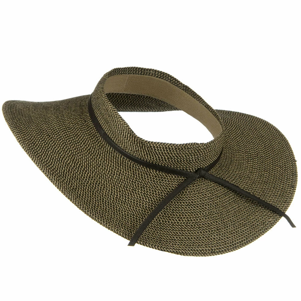 Jeanne Simmons UPF50+ Crownless 4 Inch Wide Brim Visor - Image 7