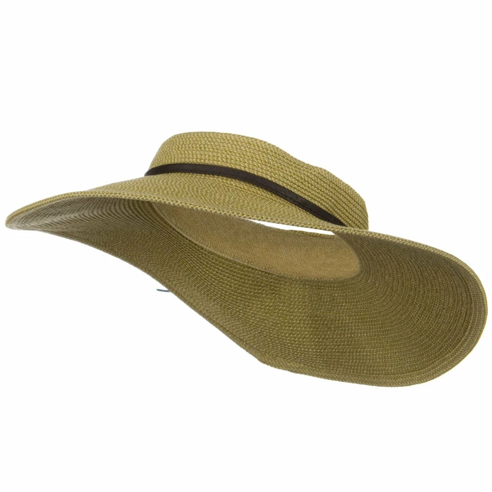 Jeanne Simmons UPF50+ Crownless 4 Inch Wide Brim Visor - Image 11