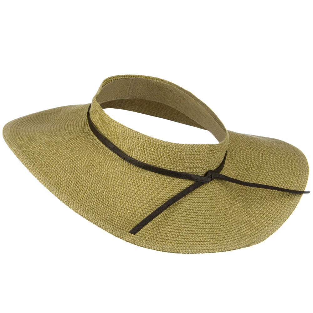 Jeanne Simmons UPF50+ Crownless 4 Inch Wide Brim Visor - Image 12