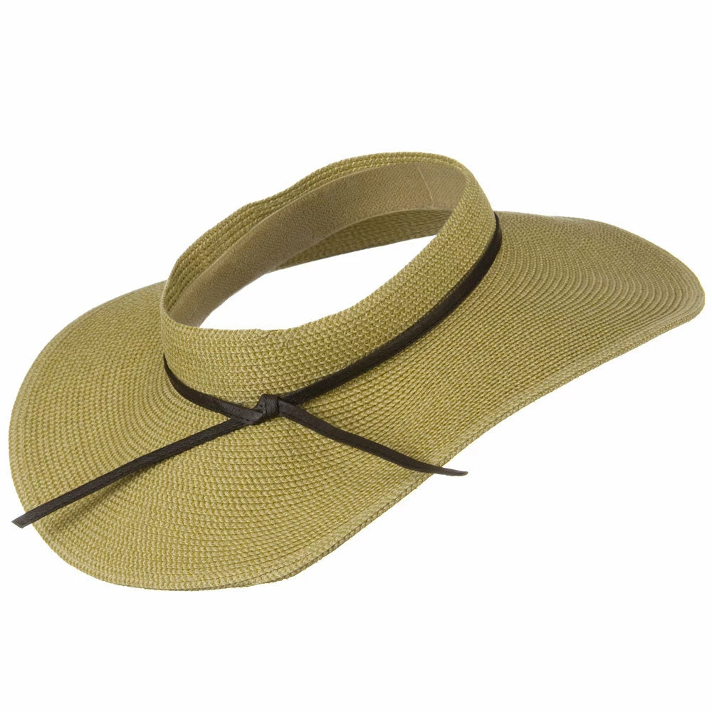 Jeanne Simmons UPF50+ Crownless 4 Inch Wide Brim Visor - Image 13