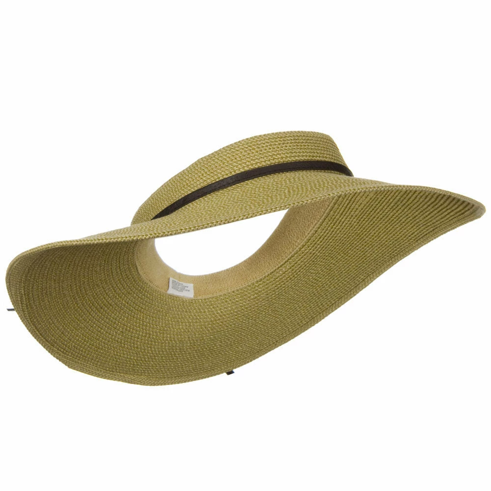 Jeanne Simmons UPF50+ Crownless 4 Inch Wide Brim Visor - Image 14